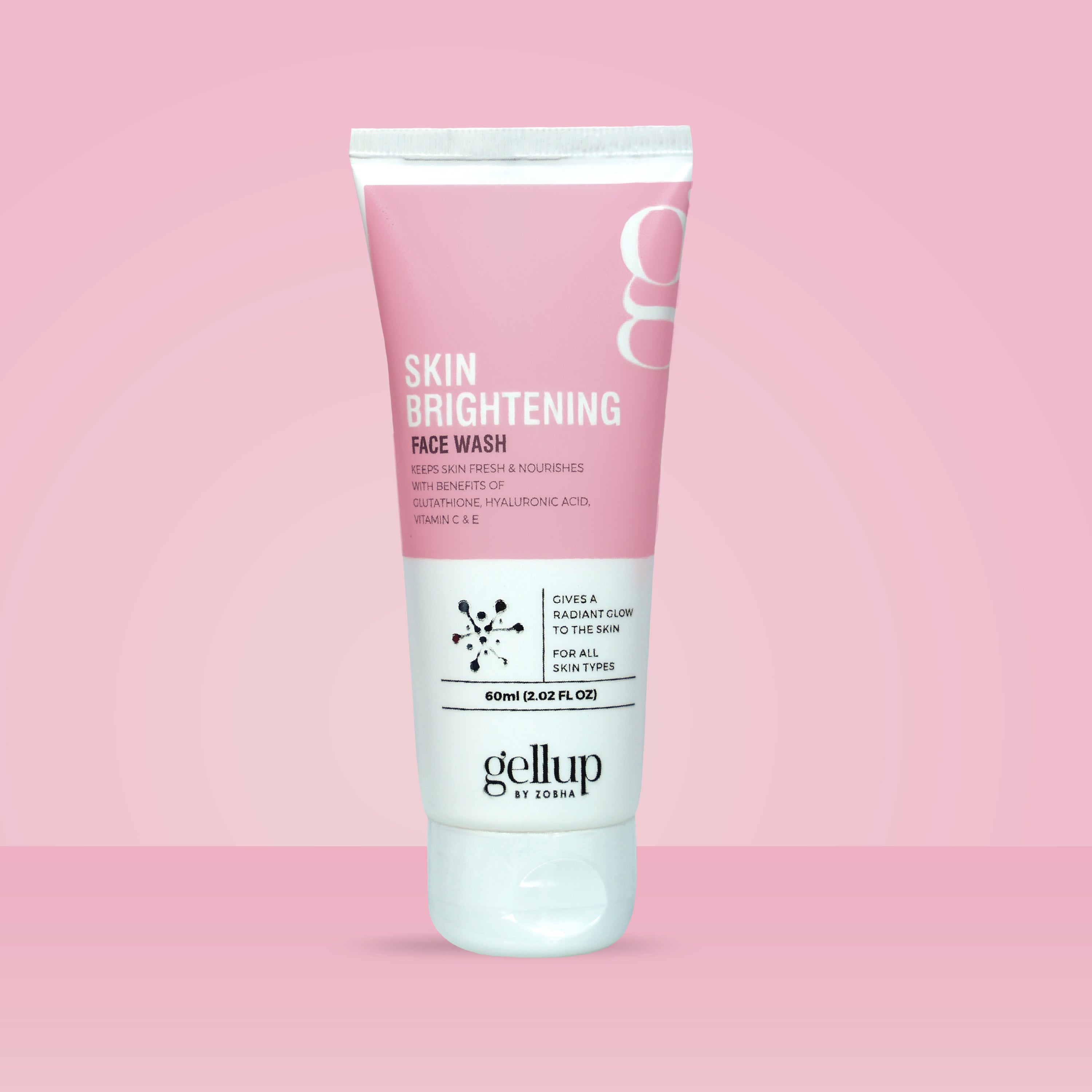Skin Brightening Facewash with Glutathione and Vitamin C - Zobha Skin Brightening Facewash with Glutathione and Vitamin C - Zobha