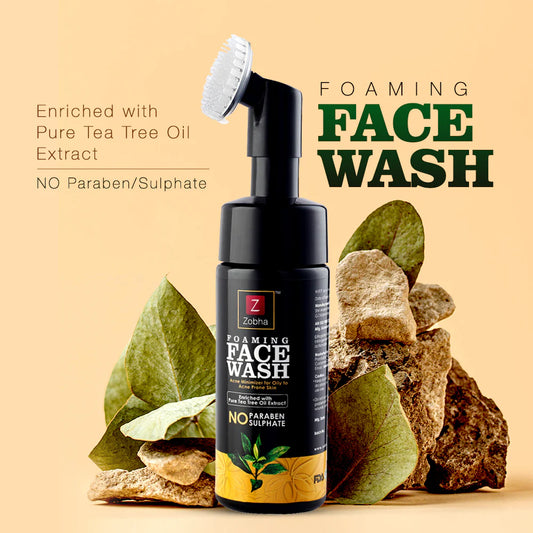 Face Wash for Oily Skin: Your Ultimate Guide to Zobha's Tea Tree Foaming Face Wash