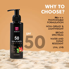 Sunscreen Lotion SPF50 , PA+++ & PHOTOSTABLE FORMULATION