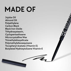 The Ultimate Eye Kajal, Featuring Bold Stroke with 14-Hour Smudge-Proof Wear and Deep, Intense Color!