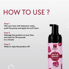 Apple Berry Foaming Face Wash 150ml