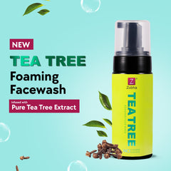 Zobha Tea Tree Foaming Face Wash – 150ml For Acne Prone Skin