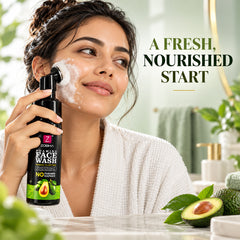 Avocado Foaming Face Wash | Hydrating & Nourishing Cleanser for Dry & Normal Skin 150ml