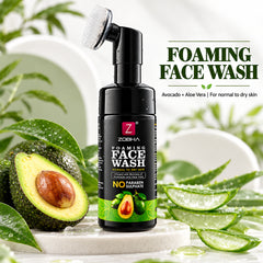 Avocado Foaming Face Wash | Hydrating & Nourishing Cleanser for Dry & Normal Skin 150ml