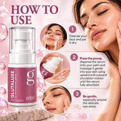 Gellup GlutaLuxe Face Serum with Glutathione, Tyrostat and Sepiwhite