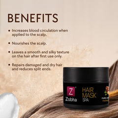 Hair Mask Spa with Argan Oil for Damage Repair & Deep Nourishment - 200 gm