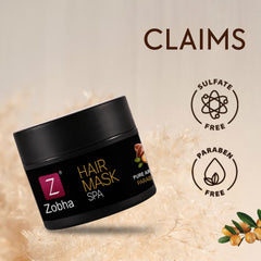 Hair Mask Spa with Argan Oil for Damage Repair & Deep Nourishment - 200 gm