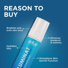 Illuminat Korean Glass Finish Toner with Blue Water Extract: Deep Hydration & Radiance 100ml