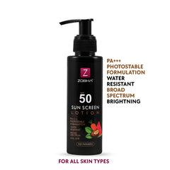 Sunscreen SPF 50 PA+++: Broad-Spectrum Protection & Moisturizer