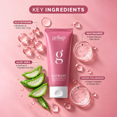 Gellup Skin Brightening Facewash with Glutathione