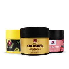 Combo of all 3 Body Butter- Cocoa, Avocado and Berry Berry