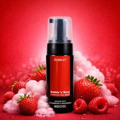 Zobha Bubble'n'Berry Face Wash – 150ml with Raspberry, Goji Berry & Blueberry Extracts