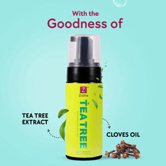 Zobha Tea Tree Foaming Face Wash – 150ml For Acne Prone Skin