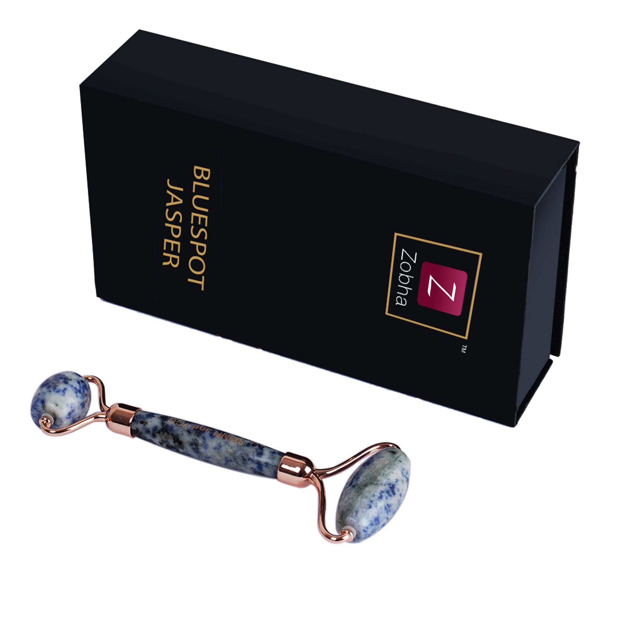 Zobha Blue Spot Jasper Roller