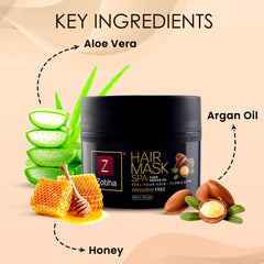 Hair Mask Spa with Argan Oil for Damage Repair & Deep Nourishment - 200 gm