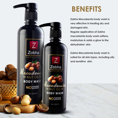 Benefits Of Zobha Macadamia Body Wash